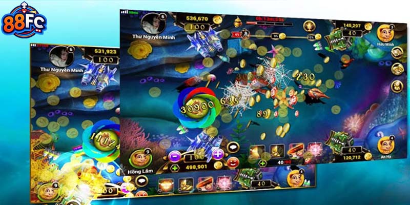 Các tính năng siêu nổi bật khi chơi bắn cá